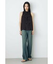 AZUL DENIM ハイウエストワイドデニム