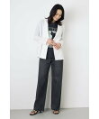 AZUL DENIM ハイウエストワイドデニム
