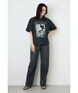 AZUL DENIM ハイウエストワイドデニム