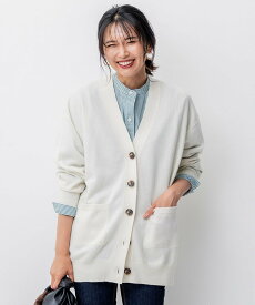 【SALE／20%OFF】23区 【洗える】ピュアカシミヤ カーディガン ニジュウサンク トップス カーディガン ブルー ホワイト グレー ブラック ベージュ グリーン【送料無料】