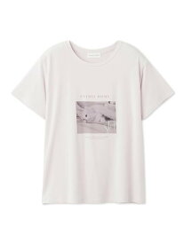 SNIDEL HOME ネコTシャツ スナイデルホーム トップス カットソー・Tシャツ ホワイト ピンク【送料無料】
