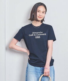 UNITED ARROWS 【一部別注】＜Les Petits Basics＞DIMANCHE Tシャツ ユナイテッドアローズ トップス カットソー・Tシャツ ネイビー ホワイト【送料無料】