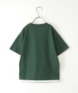 【親子コーデ】メガネポケ裾レイヤーTシャツ(120~160cm)