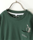 【親子コーデ】メガネポケ裾レイヤーTシャツ(120~160cm)