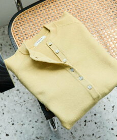 FREAK'S STORE ＜新色追加＞スウェットライク ヘンリーネック ニット プルオーバー【限定展開】 25AW フリークスストア トップス ニット イエロー レッド ブラック ベージュ ブルー【送料無料】