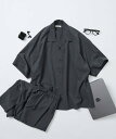 FREAK'S STORE リラックスフィット リネンタッチ セットアップ/オープンカラーシャツ/ワイドスラックス 【限定展開】 …