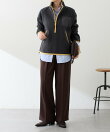 ハーフジッププルオーバー