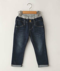 SHIPS KIDS Lee:100~160cm / リブ ストレッチ テーパード デニム シップス パンツ その他のパンツ ブルー ネイビー【送料無料】