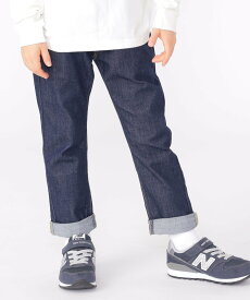 SHIPS KIDS Lee:100~160cm / リブ ストレッチ テーパード デニム シップス パンツ その他のパンツ ネイビー ブルー【送料無料】