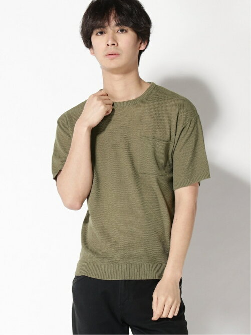 Antiqulothes M カノコ編み半袖ニットtシャツ Rakuten Fashion 楽天ファッション 旧楽天ブランドアベニュー Aj1437