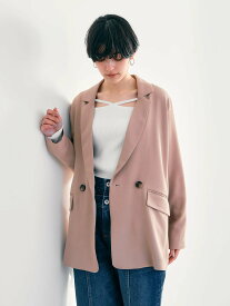 【SALE／20%OFF】YECCA VECCA テーラードロングジャケット/24SS イェッカヴェッカ ジャケット・アウター その他のジャケット・アウター ベージュ グリーン ネイビー【送料無料】