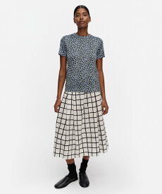 Marimekko Sykkyra Pikku Vikuri Tシャツ マリメッコ トップス シャツ・ブラウス ネイビー【送料無料】