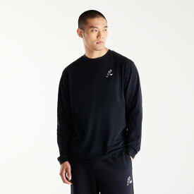 New Balance 大谷翔平オールウェイズオンロゴ長袖Tシャツ ニューバランス トップス カットソー・Tシャツ ブラック【送料無料】