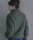 ハーフZIPシャギーニットプルオーバー