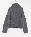 ハーフZIPシャギーニットプルオーバー