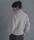 ハーフZIPシャギーニットプルオーバー