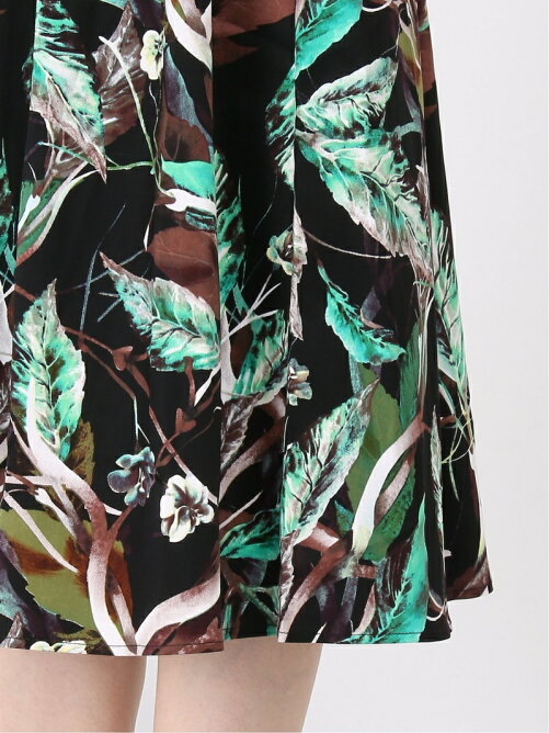 Interplanet Interplanet W 異素材ドッキングリゾート柄ワンピース Rakuten Fashion 楽天ファッション 旧楽天ブランドアベニュー Am2438