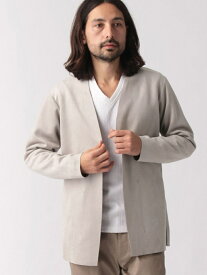 【SALE／70%OFF】NICOLE CLUB FOR MEN スウェード調カットオフカーディガン ニコル トップス その他のトップス ブルー ブラック グレー ベージュ