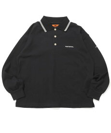 KRIFF MAYER (K)スクール長袖ポロ クリフメイヤー トップス ポロシャツ ネイビー ホワイト ブルー ブラック