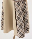 【SMサイズ展開】アンサンブル配色チェックロングワンピ