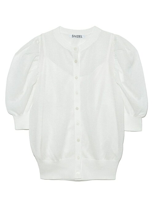 Snidel スパークルシアーハーフスリーブカーディガン Rakuten Fashion 楽天ファッション 旧楽天ブランドアベニュー Da0439