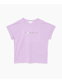 To b. by agnes b. W984 TS ロゴTシャツ アニエスベー トップス カットソー・Tシャツ パープル【送料無料】