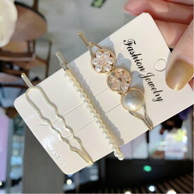 【SALE／30%OFF】Aimoon 3点セット ヘアピン おしゃれ ミニミニストア ヘアアクセサリー バレッタ・ヘアクリップ・ヘアピン レッド ピンク ホワイト パープル ブルー