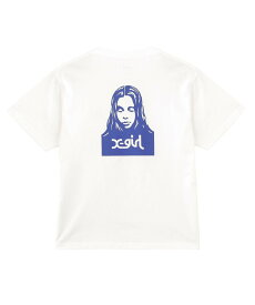 【SALE／20%OFF】X-girl FACE S/S TEE 【X-girl】 エックスガール トップス カットソー・Tシャツ ホワイト ピンク ブラック【送料無料】