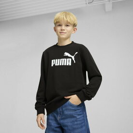 【SALE／30%OFF】PUMA ボーイズ ESS NO.1 ロゴ クルー スウェット 120-160cm プーマ スポーツ・アウトドア用品 その他のスポーツ・アウトドア用品 ブラック