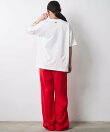 綿100%箔プリントTシャツ<大きいサイズ有>シックスタイル