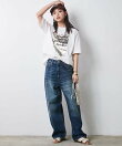 綿100%箔プリントTシャツ<大きいサイズ有>シックスタイル