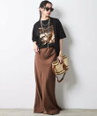 綿100%箔プリントTシャツ<大きいサイズ有>シックスタイル