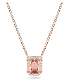 SWAROVSKI 【公式】【スワロフスキー】Millenia ネックレス, オクタゴンカット, ピンク, ローズゴールドトーン・プレーティング スワロフスキー アクセサリー・腕時計 ネックレス ピンク【送料無料】