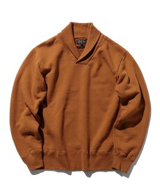 【SALE／50%OFF】BEAMS MEN BEAMS PLUS / ショールカラー スウェット ビームス メン トップス スウェット・トレーナー ブラウン グリーン ブルー【送料無料】