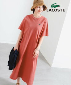 B:MING by BEAMS 【+20%ポイントバック】LACOSTE for B:MING by BEAMS / 別注 カノコ クルーネック ワンピース ウォッシャブル 洗濯機可 レジャー ビーミング ライフストア バイ ビームス ワンピース・ドレス ワンピース ブルー ブラック ベージュ オレンジ【送料無料】