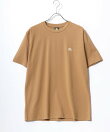 LOGOS ロゴス Tシャツ メンズ 半袖 ワンポイント 刺繍 ロゴ ティーシャツ オーバーサイズ レディース ユニセックス