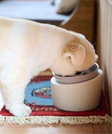 JOURNAL STANDARD FURNITURE 【ideaco】Pet Feeder Food Low ペットフィーダー ジャーナルスタンダードファニチャー 食器・調理器具・キッチン用品 食器・皿 グレー【送料無料】