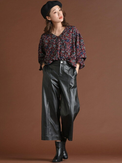 Lipstar Willfulbylipstar フェイクレザーガウチョパンツ