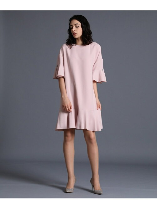 Ef De L Size 大きいサイズ フリルスリーブワンピース M Maglie Le Cassetto Rakuten Fashion 楽天ファッション 旧楽天ブランドアベニュー Aj0441