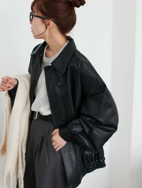 Discoat 【リバイバル】ヴィンテージPUレザージャケット《ユニセックス》 ディスコート ジャケット・アウター ブルゾン・ジャンパー ブラック ホワイト ブラウン【送料無料】