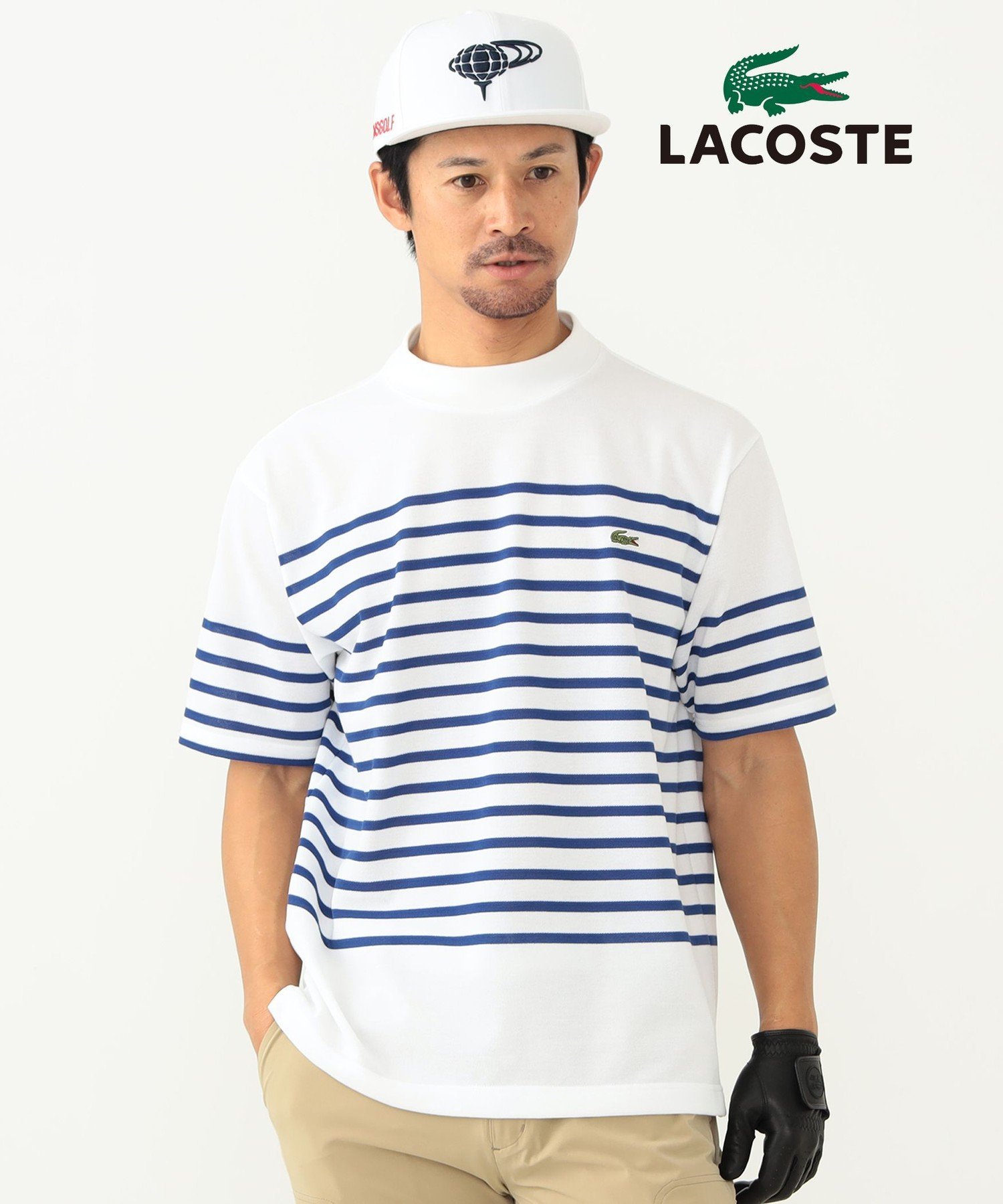 BEAMS GOLF｜<MEN>Lacoste for BEAMS GOLF / 別注 ボーダー モック