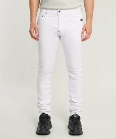 【SALE／30%OFF】G-Star RAW 【公式ショップ】REVEND FWD SKINNY JEANS/ホワイトストレッチスキニージーンズ ジースターロゥ パンツ ジーンズ・デニムパンツ ホワイト【送料無料】