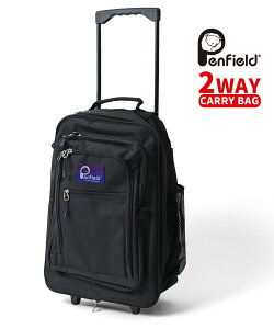 【SALE/3%OFF】MARUKAWA Penfield ペンフィールド キャリーバッグ リュック キャスター付き 大容量 マチ幅伸縮可 マルカワ バッグ スーツケース・キャリーバッグ ブラック ネイビー【送料無料】