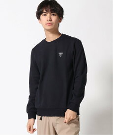 【SALE／30%OFF】GUESS (M)Mini Triangle Logo Sweatshirt ゲス トップス スウェット・トレーナー ネイビー ベージュ ブラック ホワイト【送料無料】