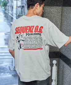 B ONE SOUL 【SEQUENZ】TOUR FADE S/S TEE / 半袖Tシャツ クルーネック ブランドロゴ ツアーT バックプリント ハードバイオ ナバル トップス カットソー・Tシャツ ブラック グレー ブルー【送料無料】