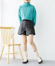 厚底シャーリングブーツ