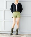 厚底シャーリングブーツ