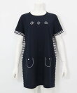【ピッコーネクラブ公式】バックボーダー切替冷感チュニック