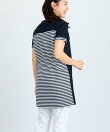 【ピッコーネクラブ公式】バックボーダー切替冷感チュニック
