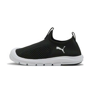 PUMA �L�b�Y �v�[�} �t�@�����[�T�[ �E�H�[�^�[ �T���_�� PS 17-21cm Fun Racer Water Sandal PS �v�[�} �V���[�Y�E�C �T���_�� �u���b�N�y���������z